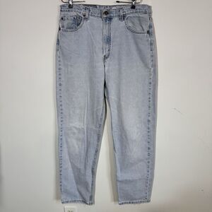 Vintage Levi's 550 Jeans 36 x 34‎ USA Made 90s Stonewash Straight Blue Red Tab